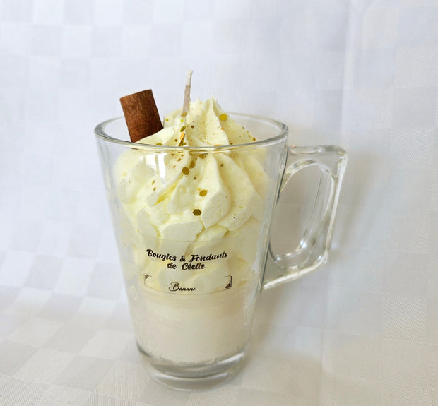 Bougie gourmande banane