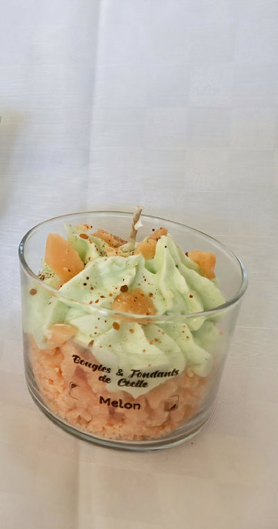 Bougie gourmande melon